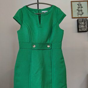 Kelly Green Work/Office Dress